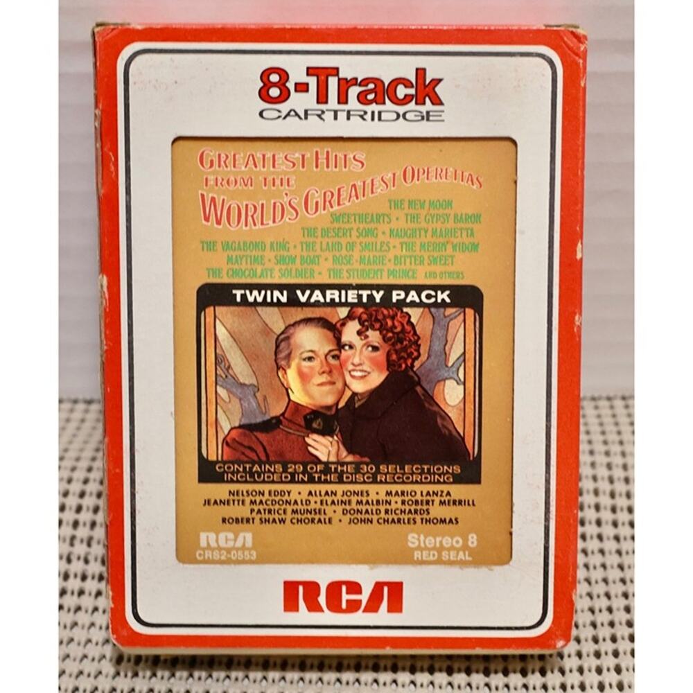 Greatest Hits From The World's Greatest Operettas Stereo 8-Track Tape 1974 RCA